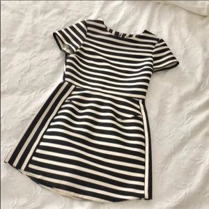 Black & White Stripe Dress - Barbie Inspired Stripes